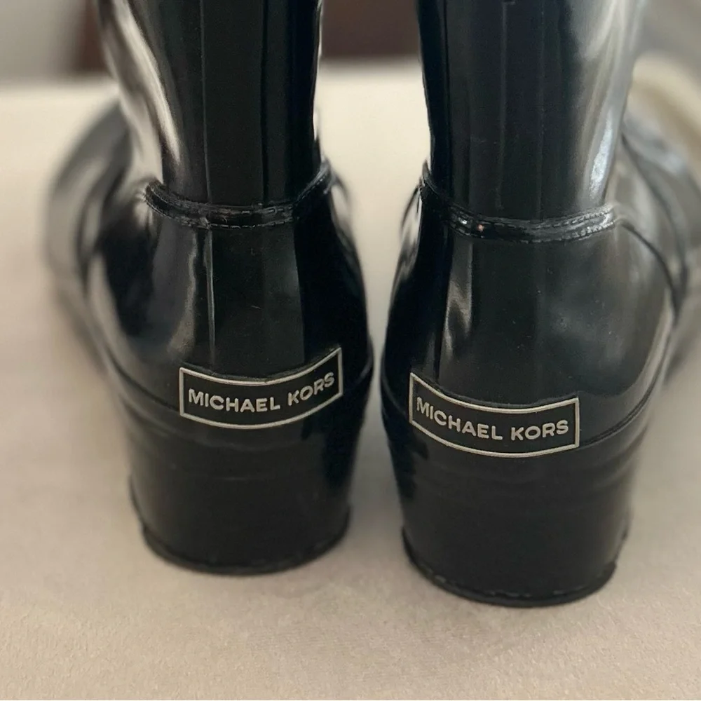 Michael Kors Knee-High Women's Rain Boots - Picture 4 of 5
